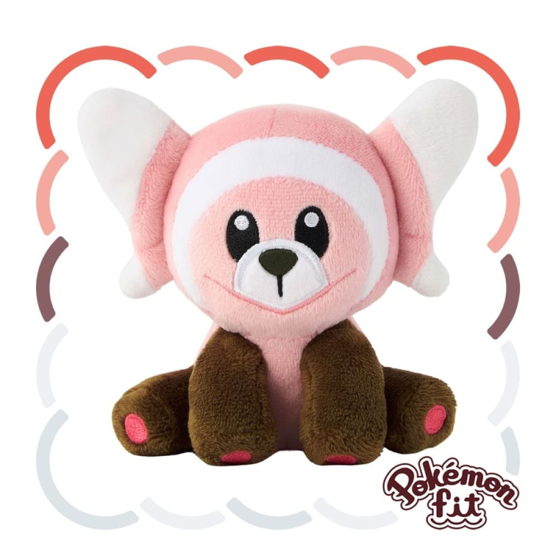 Officiële Pokemon center Pokemon fit knuffel Stufful 12cm Collectors item